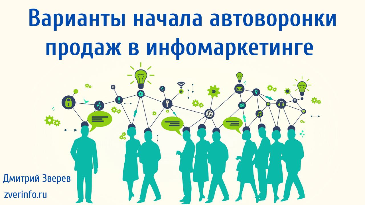 начало автоворонки продаж
