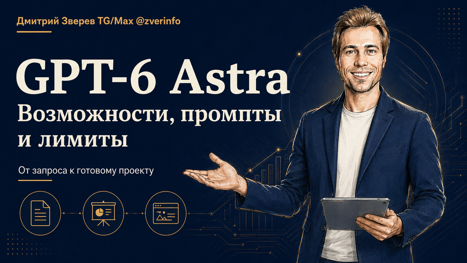 Дмитрий Зверев представляет GPT-6 Astra: возможности, промпты и лимиты ChatGPT